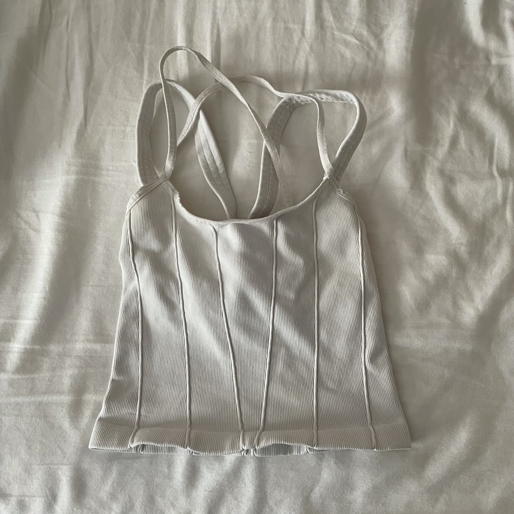 White free people movement tank